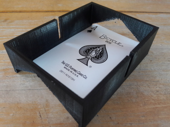 Microgravity Playing Card Case 3D Print 16096 Microgravity Playing Card Case 3D Print 16096