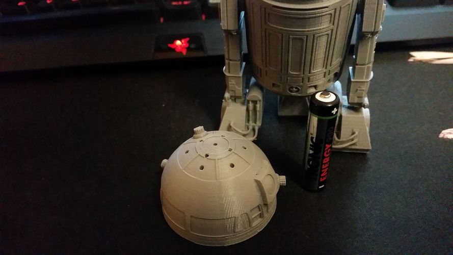 R2D2 Salt and Pepper Shaker 3D Print 16189 R2D2 Salt and Pepper Shaker 3D Print 16189