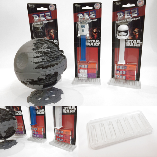 PEZ Dispenser Base for Collectables 3D Print 16211 PEZ Dispenser Base for Collectables 3D Print 16211