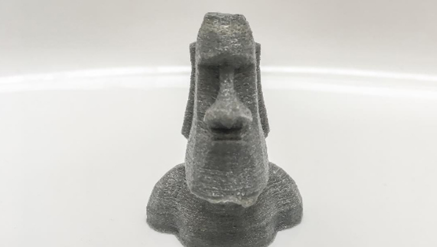 Low Poly Moai 3D Print 16450 Low Poly Moai 3D Print 16450
