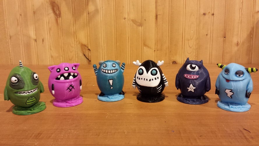 Kreebils - Group Pack 3D Print 1650 Kreebils - Group Pack 3D Print 1650