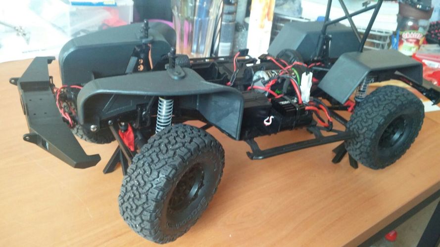 SCX-10 II Fenders 3D Print 16511 SCX-10 II Fenders 3D Print 16511
