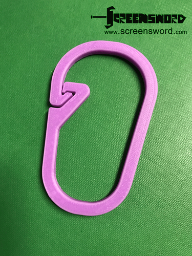Claw Carabiner (part of Med Kit) 3D Print 16532 Claw Carabiner (part of Med Kit) 3D Print 16532