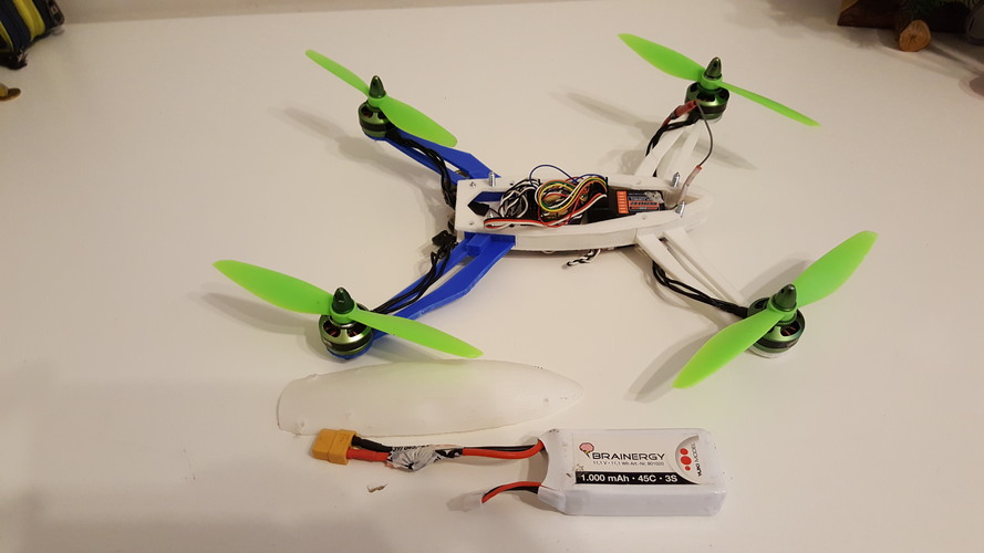 D2R2 Quadcopter 260 Frame 3D Print 16637 D2R2 Quadcopter 260 Frame 3D Print 16637