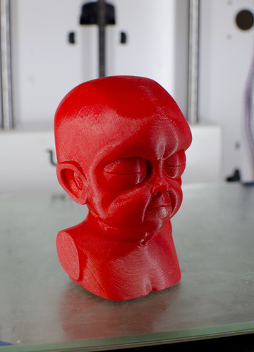 Creepy Baby Bust 3D Print 16670 Creepy Baby Bust 3D Print 16670