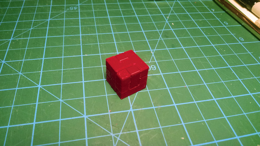 Printable Interlocking Puzzle #1 3D Print 16691 Printable Interlocking Puzzle #1 3D Print 16691