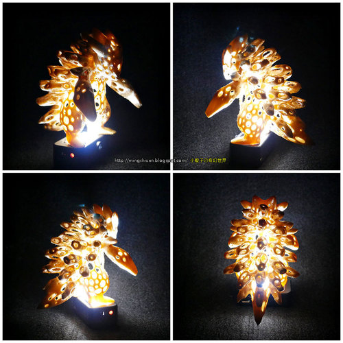 Sandslash Lamps - Voronoi Style 3D Print 16707 Sandslash Lamps - Voronoi Style 3D Print 16707