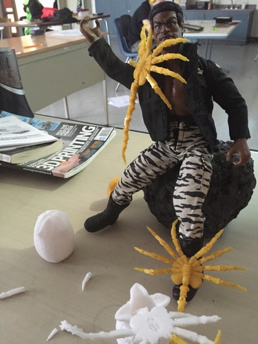 Articulated Facehugger 3D Print 16722 Articulated Facehugger 3D Print 16722