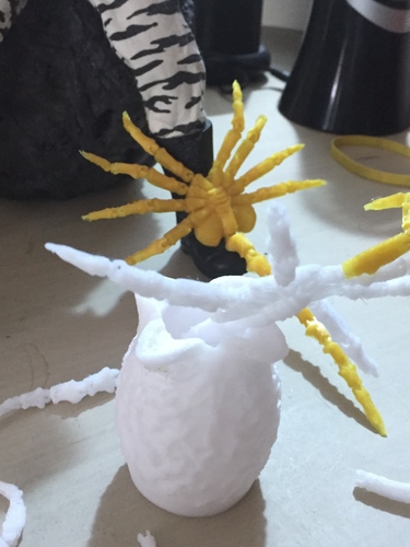 Articulated Facehugger 3D Print 16728 Articulated Facehugger 3D Print 16728