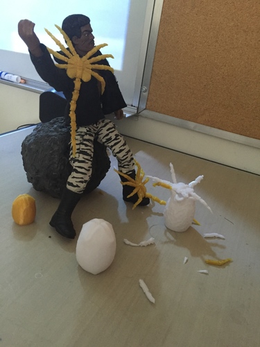 Articulated Facehugger 3D Print 16731 Articulated Facehugger 3D Print 16731