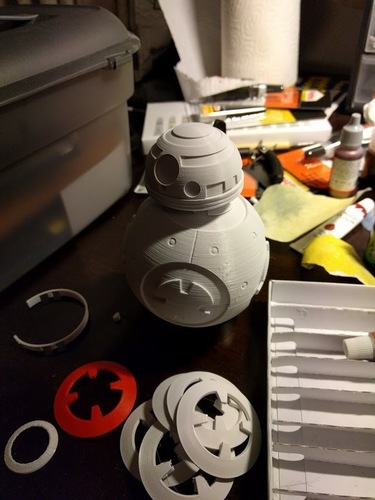 BB8 DROID - STAR WARS: THE FORCE AWAKENS 3D Print 16800 BB8 DROID - STAR WARS: THE FORCE AWAKENS 3D Print 16800