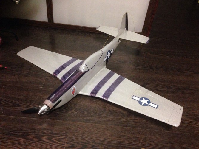 RC printable P51-D Mustang 3D Print 16832 RC printable P51-D Mustang 3D Print 16832