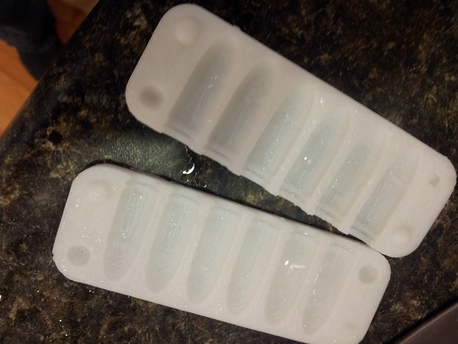 Bullet Ice Cubes Mold 3D Print 1687 Bullet Ice Cubes Mold 3D Print 1687