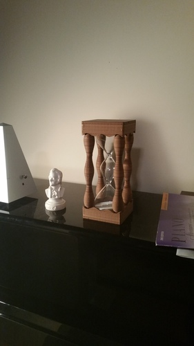 Classic Hourglass frame 3D Print 16881 Classic Hourglass frame 3D Print 16881