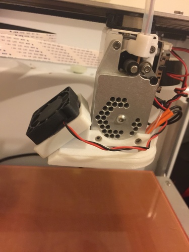 Type A Machines Improved Cooling Shroud 3D Print 16887 Type A Machines Improved Cooling Shroud 3D Print 16887