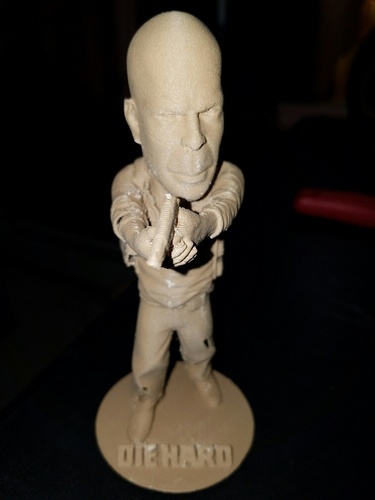 Bruce Willis DIE HARD 3D Print 16919 Bruce Willis DIE HARD 3D Print 16919