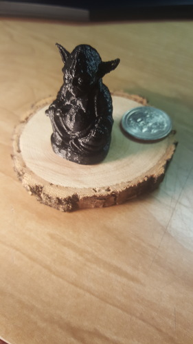 Improved Yoda Buddha w/ Lightsaber 3D Print 16952 Improved Yoda Buddha w/ Lightsaber 3D Print 16952