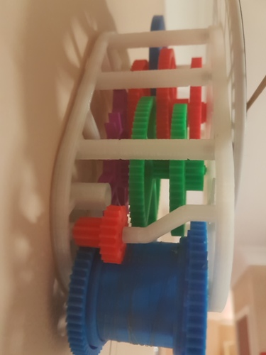 3D printed mechanical Clock with Anchor Escapement 3D Print 17029 3D printed mechanical Clock with Anchor Escapement 3D Print 17029