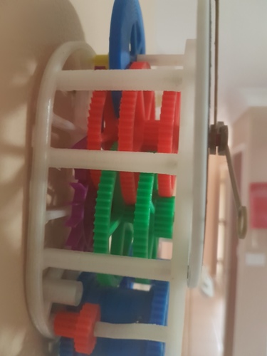 3D printed mechanical Clock with Anchor Escapement 3D Print 17031 3D printed mechanical Clock with Anchor Escapement 3D Print 17031