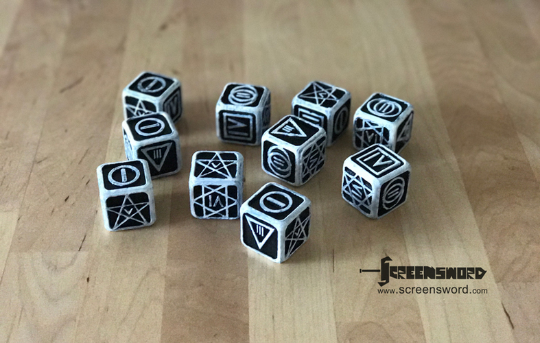 Poker Dice for Dice Poker (Witcher 2) 3D Print 17106 Poker Dice for Dice Poker (Witcher 2) 3D Print 17106