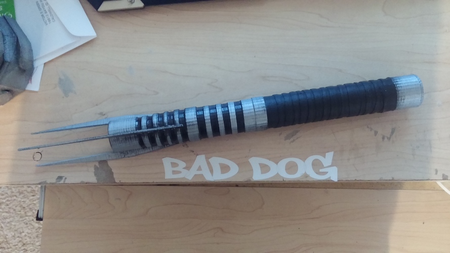 Sith Stalker Light Saber 3D Print 1712 Sith Stalker Light Saber 3D Print 1712