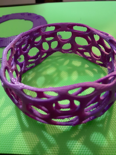 Bracelet - Voronoi Style 3D Print 17138 Bracelet - Voronoi Style 3D Print 17138