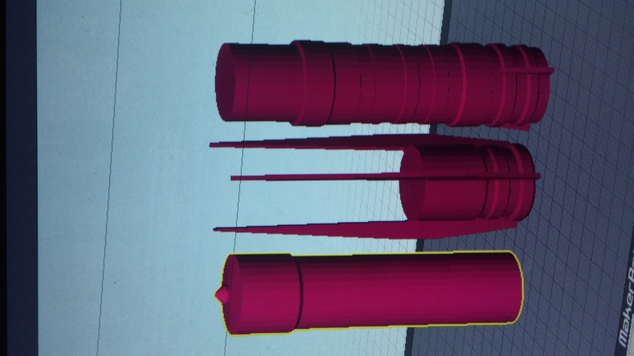 Sith Stalker Light Saber 3D Print 1714 Sith Stalker Light Saber 3D Print 1714