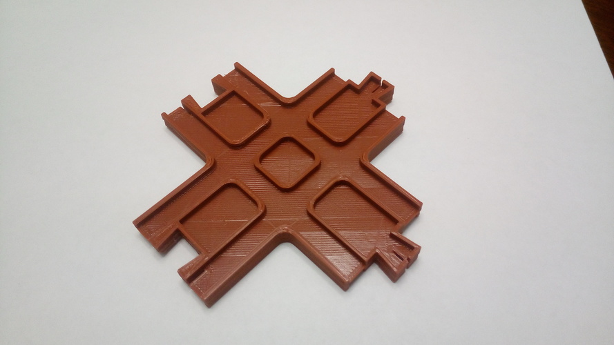 Tomy Plarail Train Track, 90deg Cross 3D Print 17203 Tomy Plarail Train Track, 90deg Cross 3D Print 17203