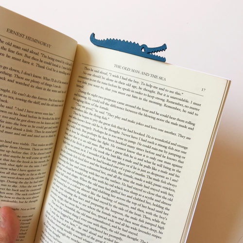 Crocomark (Bookmarker) 3D Print 17267 Crocomark (Bookmarker) 3D Print 17267