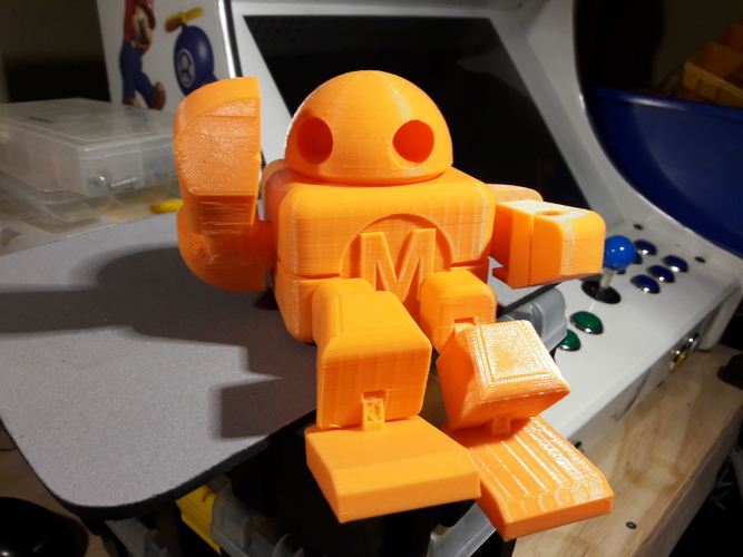 BIG Maker Faire Robot Action Figure 3D Print 17268 BIG Maker Faire Robot Action Figure 3D Print 17268