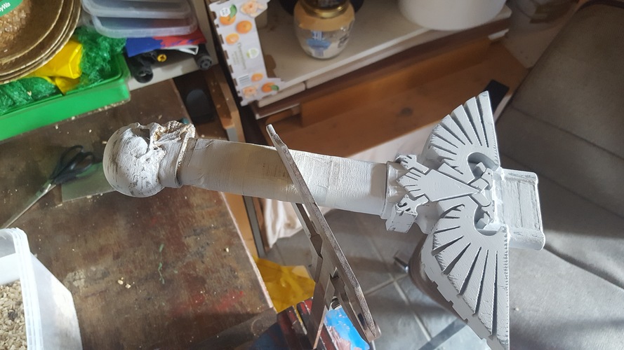 Warhammer 40K - Inquisitor Sword 3D Print 17283 Warhammer 40K - Inquisitor Sword 3D Print 17283