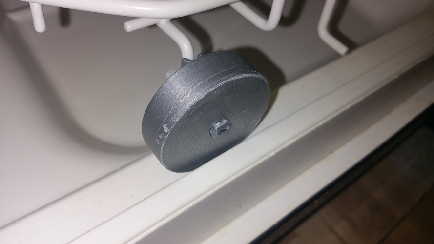 Dishwasher Wheel & Hub 3D Print 17371 Dishwasher Wheel & Hub 3D Print 17371