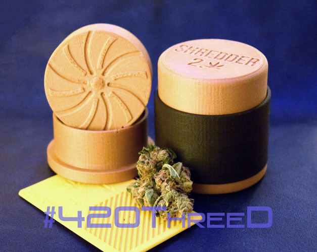 Toothless Herb Grinder - Shredder 2.0 Beta 3D Print 17443 Toothless Herb Grinder - Shredder 2.0 Beta 3D Print 17443