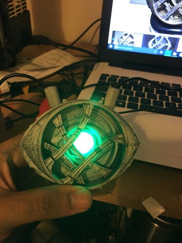 Eye of Agamotto - Doctor Strange (with Opening Eye) 3D Print 17451 Eye of Agamotto - Doctor Strange (with Opening Eye) 3D Print 17451