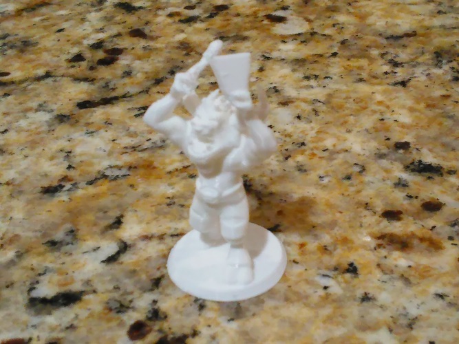 Minotaur Bard Mini 3D Print 17455 Minotaur Bard Mini 3D Print 17455
