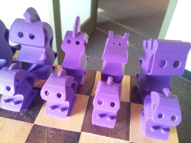 ChesSapiens chess set 3D Print 1751 ChesSapiens chess set 3D Print 1751