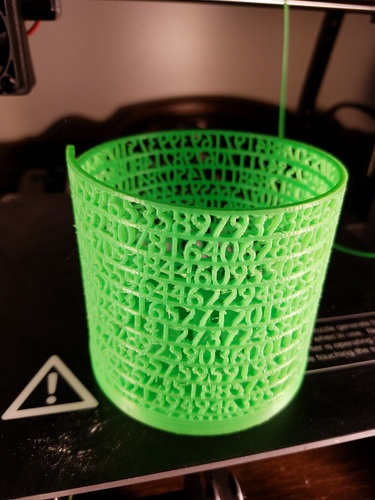 Tower of Pi 3D Print 17609 Tower of Pi 3D Print 17609