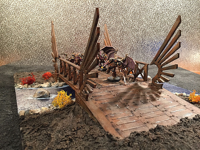 Tabletop Bridge 3D Print 1767 Tabletop Bridge 3D Print 1767