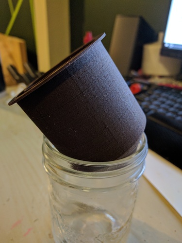 Mason Jar Self-Watering Planter 3D Print 17748 Mason Jar Self-Watering Planter 3D Print 17748