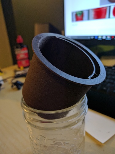 Mason Jar Self-Watering Planter 3D Print 17750 Mason Jar Self-Watering Planter 3D Print 17750