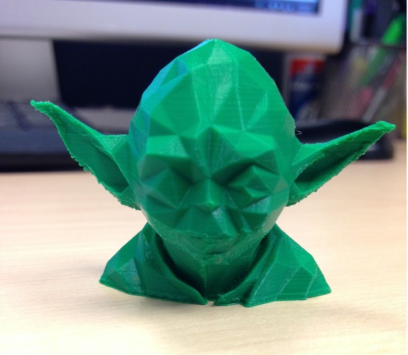 Low Poly Yoda 3D Print 17911 Low Poly Yoda 3D Print 17911