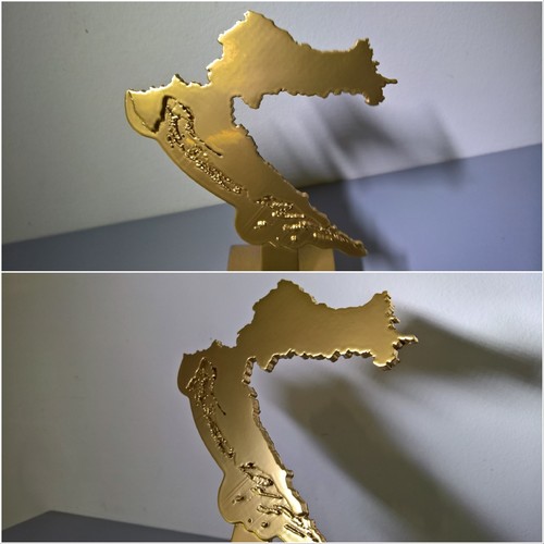 map of CROATIA 3D Print 17983 map of CROATIA 3D Print 17983