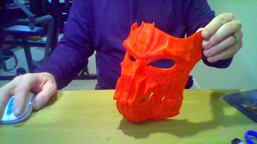 Dark Mask - Jointed 3D Print 18007 Dark Mask - Jointed 3D Print 18007