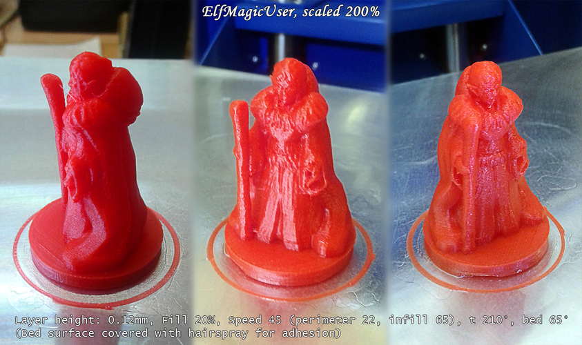 Fantasy Adventuring Party (18mm scale) 3D Print 18024 Fantasy Adventuring Party (18mm scale) 3D Print 18024