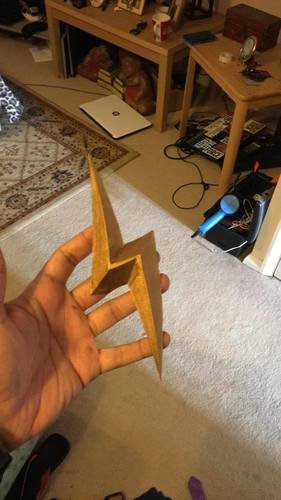 The CW Jay Garrick Chest Emblem 3D Print 18087 The CW Jay Garrick Chest Emblem 3D Print 18087