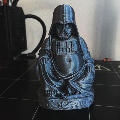 Darth Vader Buddha with saber 3D Print 18260 Darth Vader Buddha with saber 3D Print 18260