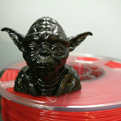 Yoda con soporte 3D Print 18274 Yoda con soporte 3D Print 18274
