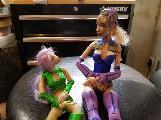 Jointed Doll "Lantea" 3D Print 18302 Jointed Doll "Lantea" 3D Print 18302