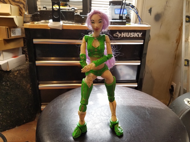 Jointed Doll "Lantea" 3D Print 18303 Jointed Doll "Lantea" 3D Print 18303