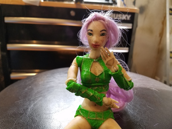 Jointed Doll "Lantea" 3D Print 18304 Jointed Doll "Lantea" 3D Print 18304